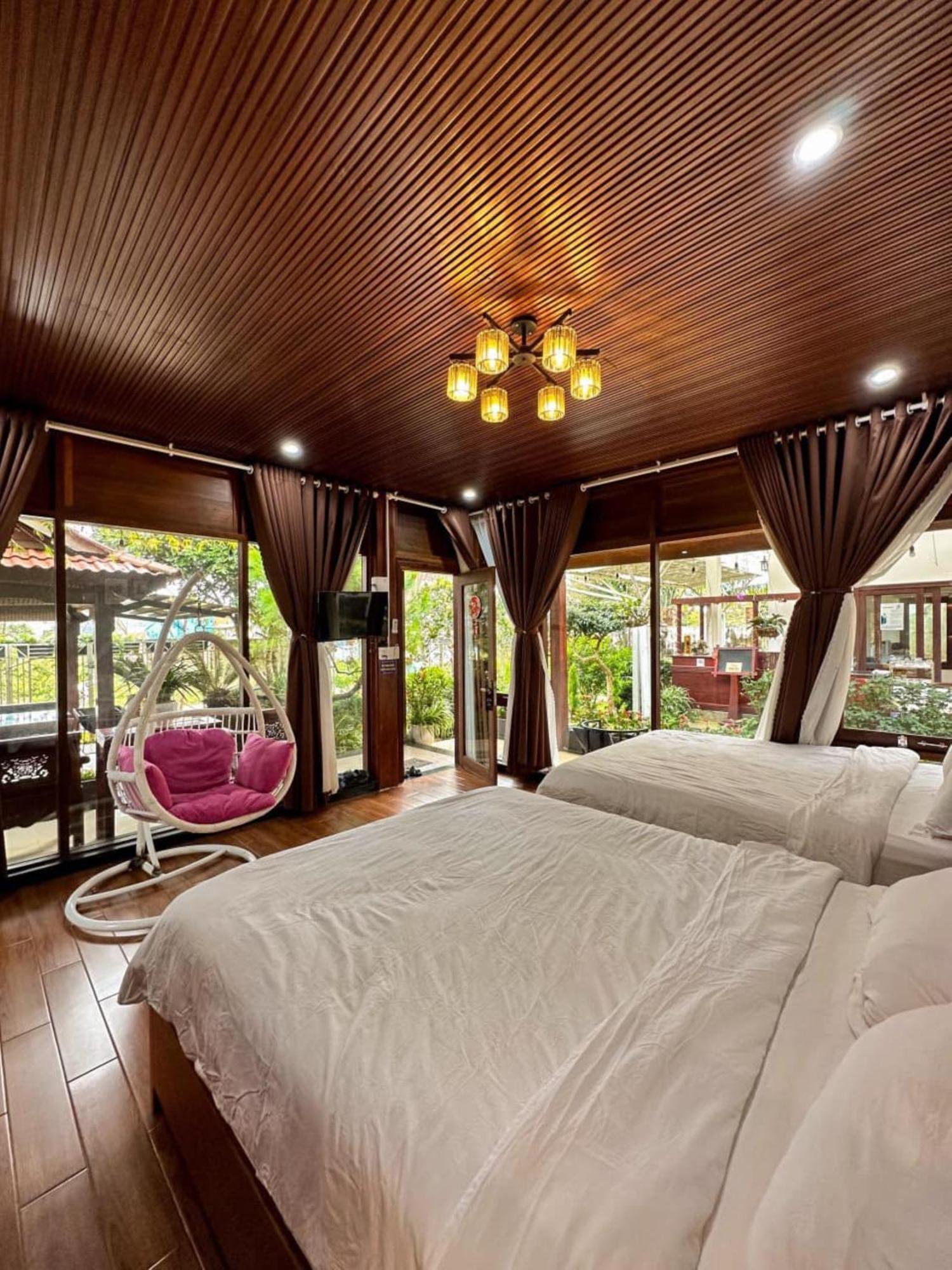 Vuon Tra Homestay Mang Den Kon Von Kla Exterior photo